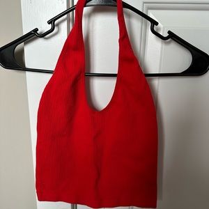 Urban Outfitters Red Halter Top